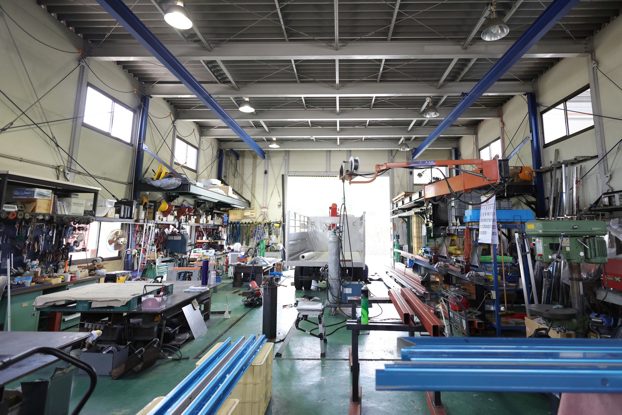 Industrial factory area showing production capacity